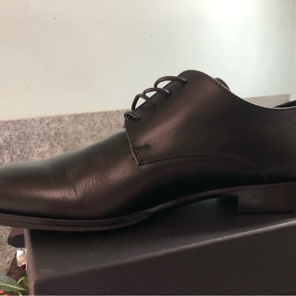 Roberto Cavalli Black Leather Derby Dress Shoe main image 4